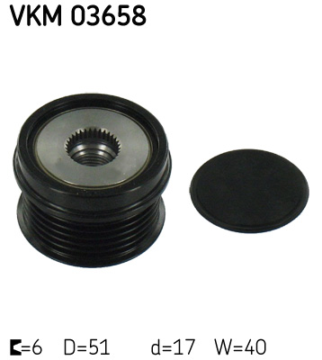 Sistem roata libera, generator VKM 03658 SKF